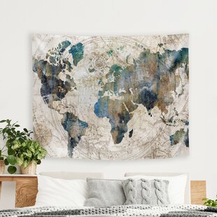 World Map Tapestries | Wayfair